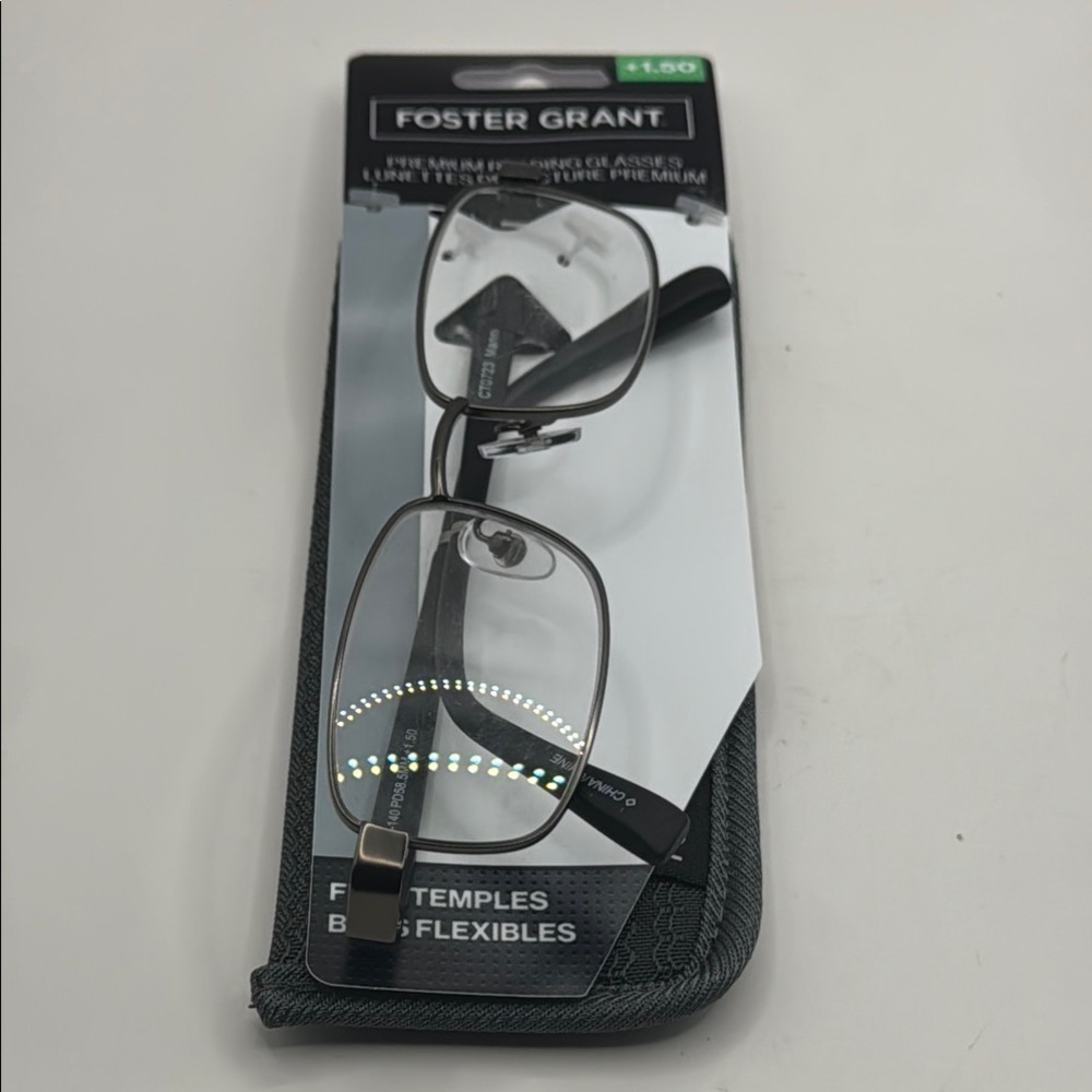 Foster Grant Gray Reading Glasses